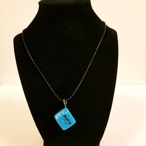 Hand made polymers clay charm necklace